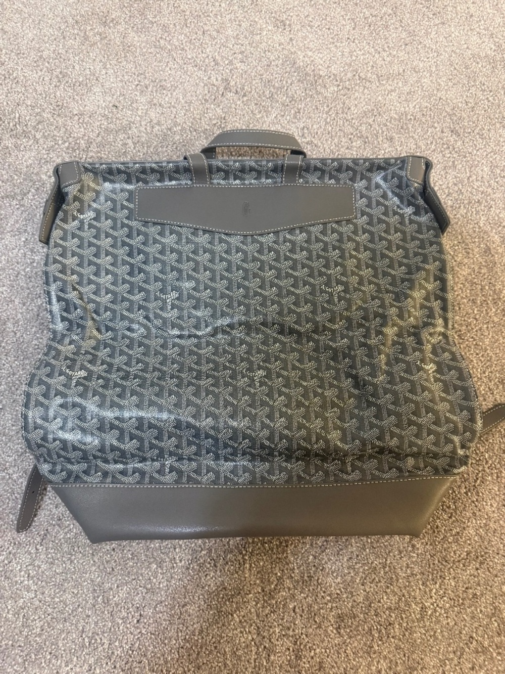 Grey Goyard Backpack